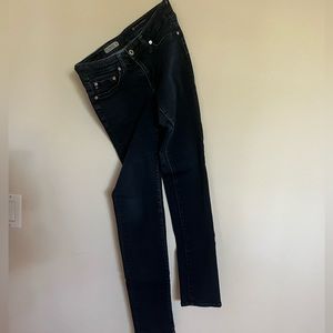 AG Adriano Goldschmied Dark Wash Ankle Crop Jeans | 29R | The Jegging